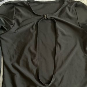 One piece long sleeve bathing suit